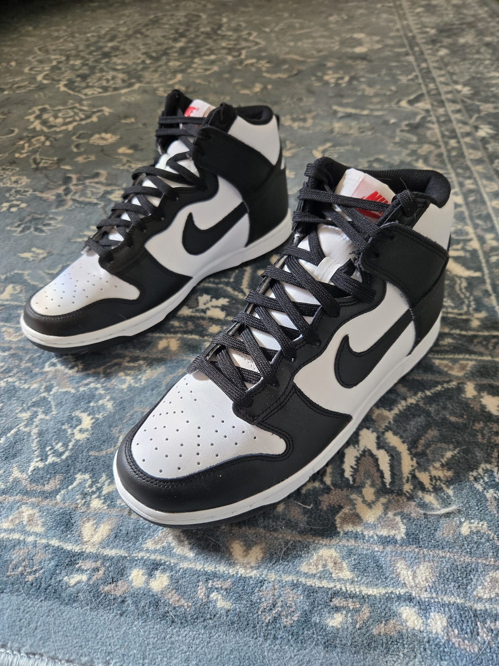 Nike Dunk High Black and White Sneakers